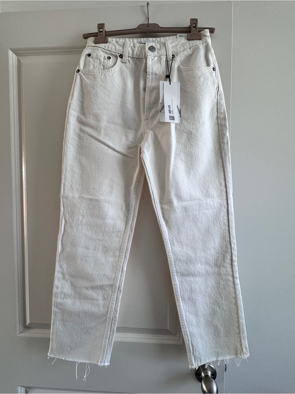 Zara White Jeans